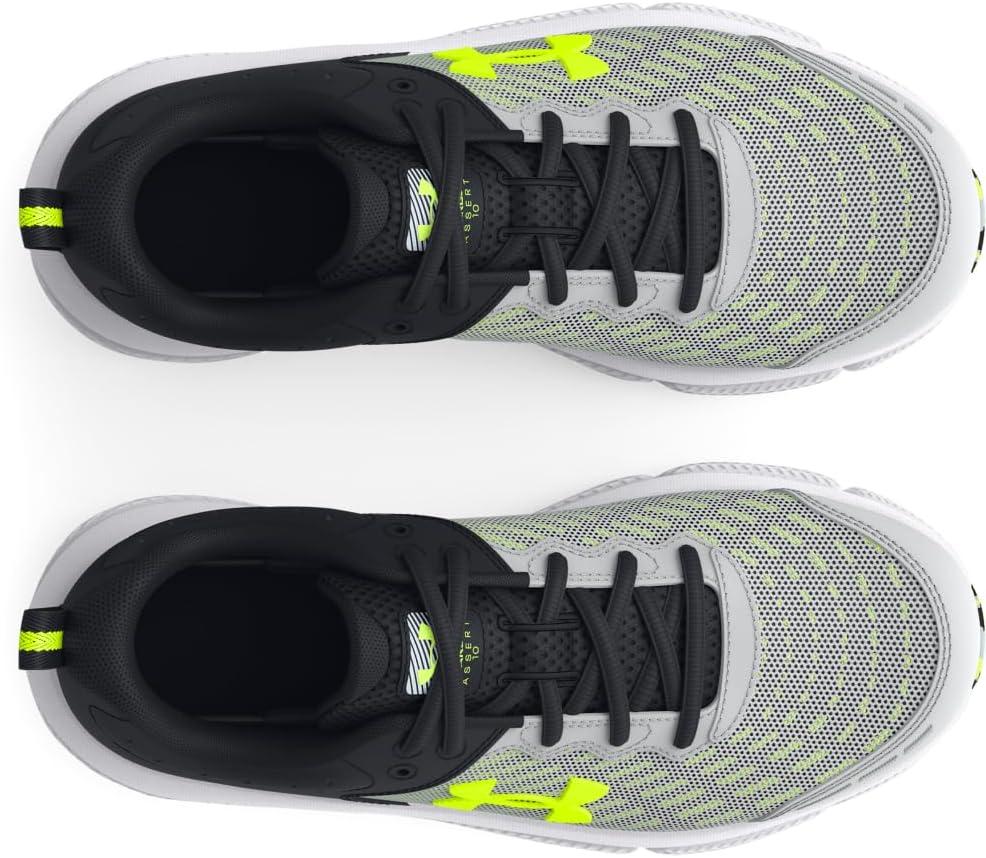 imageUnder Armour Boys Grade School Assert 10102 Mod GrayBlackHigh Vis Yellow