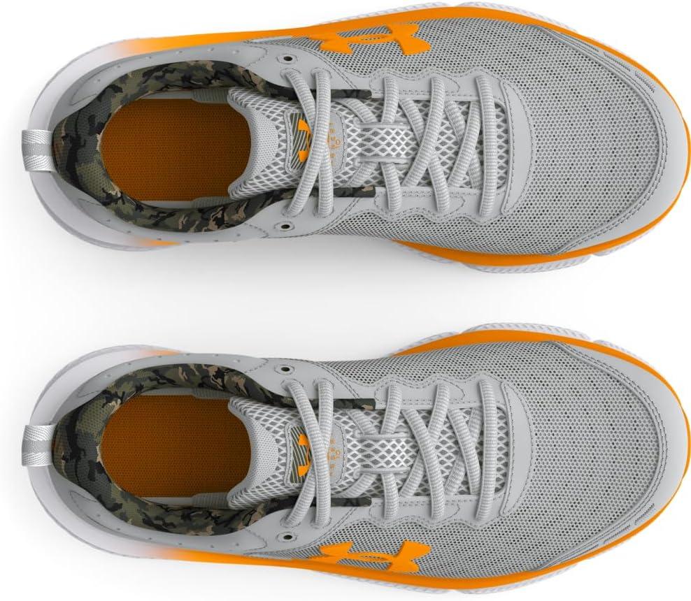 imageUnder Armour Boys Grade School Assert 10104 Mod GrayFormula OrangeFormula Orange