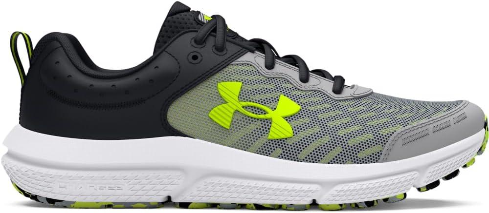 imageUnder Armour Boys Grade School Assert 10105 Mod GrayBlackHigh Vis Yellow