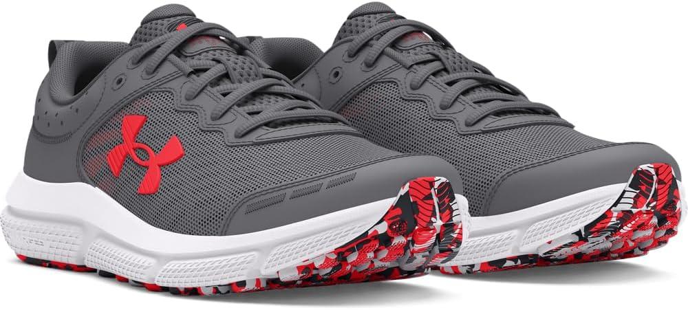 imageUnder Armour Boys Grade School Assert 10108 Titan GrayBlackRacer Red