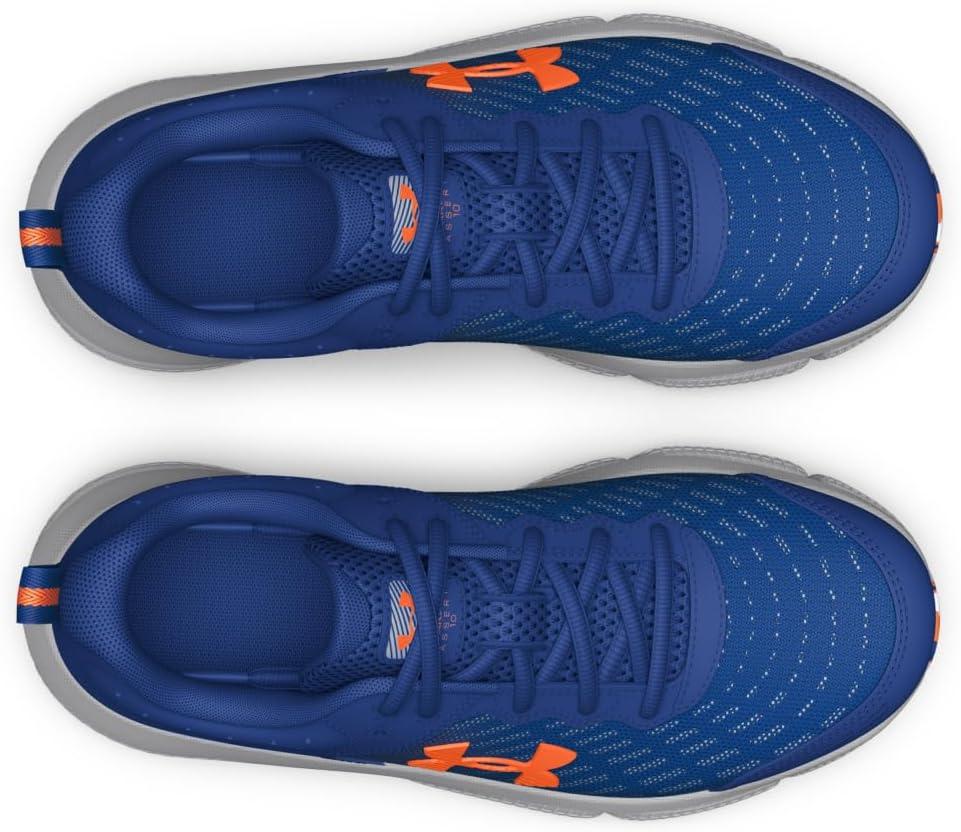 imageUnder Armour Boys Grade School Assert 10401 Tech BlueMod GrayOrange Blast