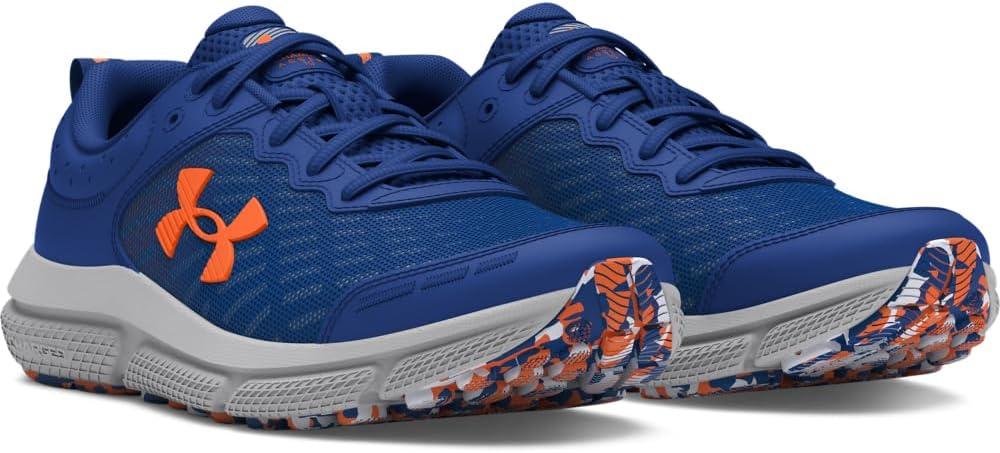 imageUnder Armour Boys Grade School Assert 10401 Tech BlueMod GrayOrange Blast