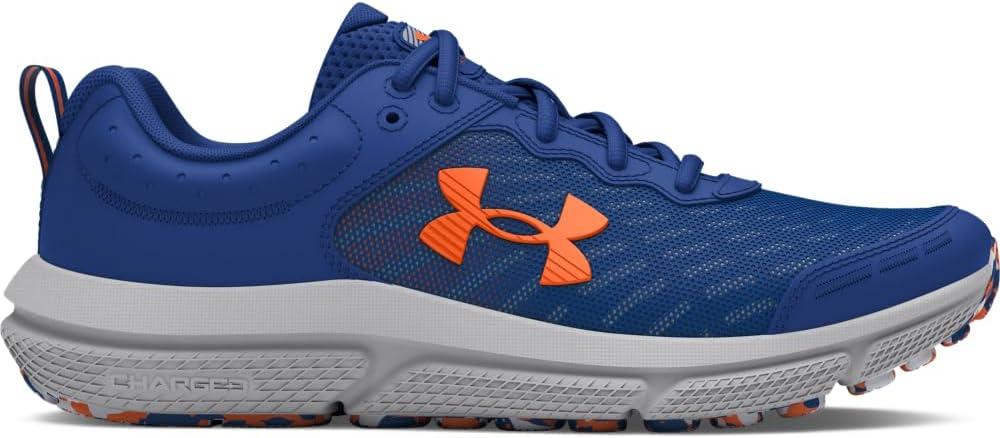 imageUnder Armour Boys Grade School Assert 10401 Tech BlueMod GrayOrange Blast