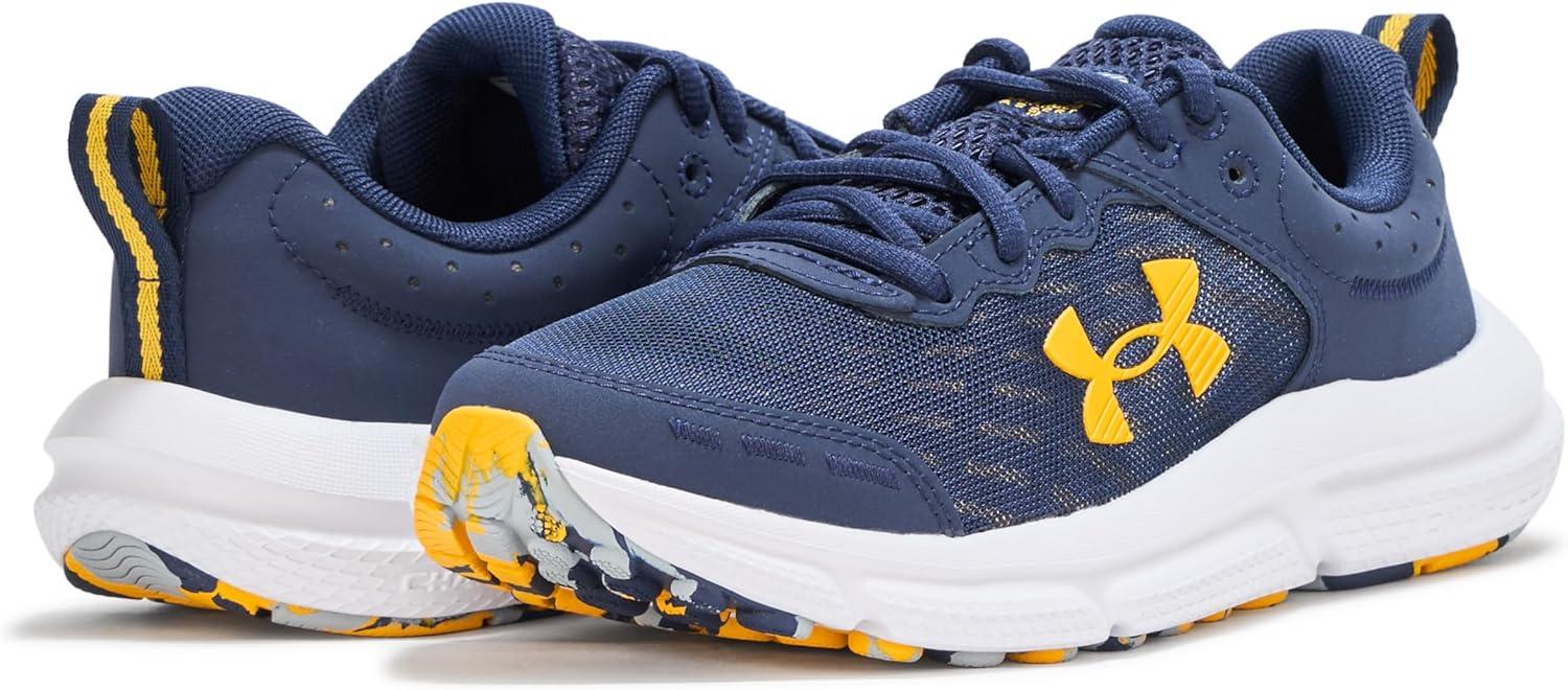 imageUnder Armour Boys Grade School Assert 10410 Midnight NavyMod GrayCampus Gold