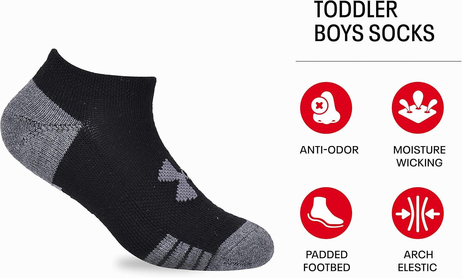 imageUnder Armour Boys Multi Pack Low Cut SockBlack Low Cut