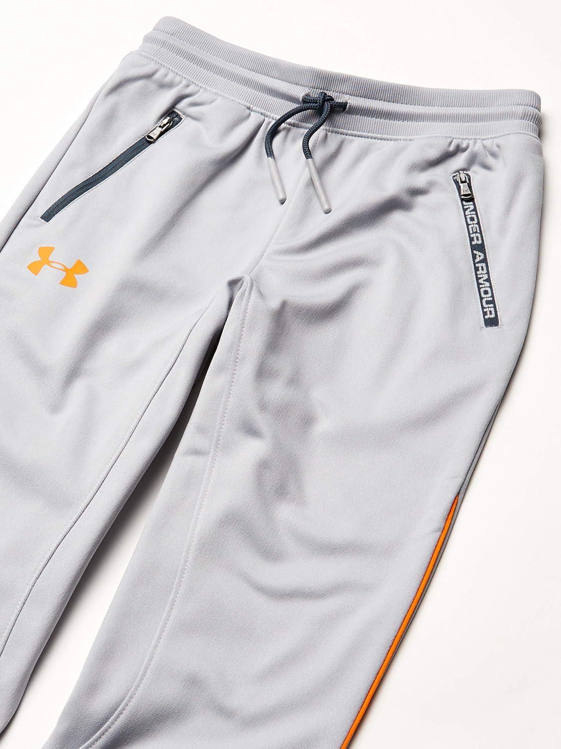 imageUnder Armour Boys Pennant Tapered PantsMod Gray 012Orange Spark