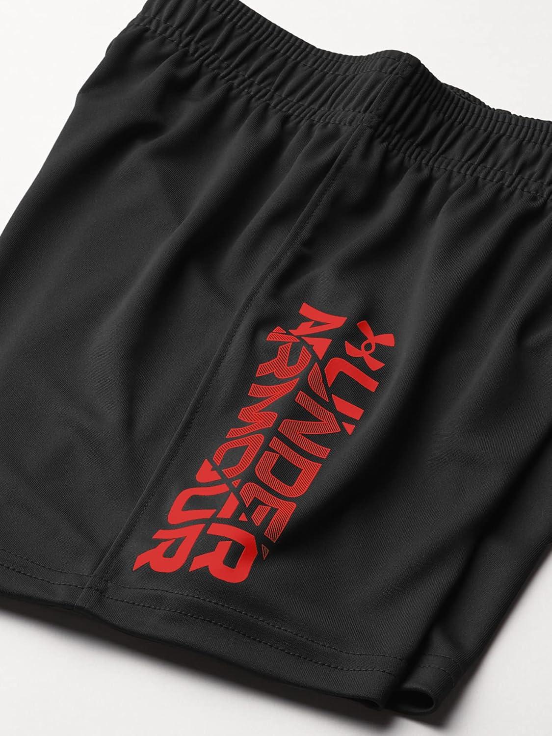 imageUnder Armour Boys Prototype Short Elastic Waistband Soft ampamp ComfortableBlack  Wordmark