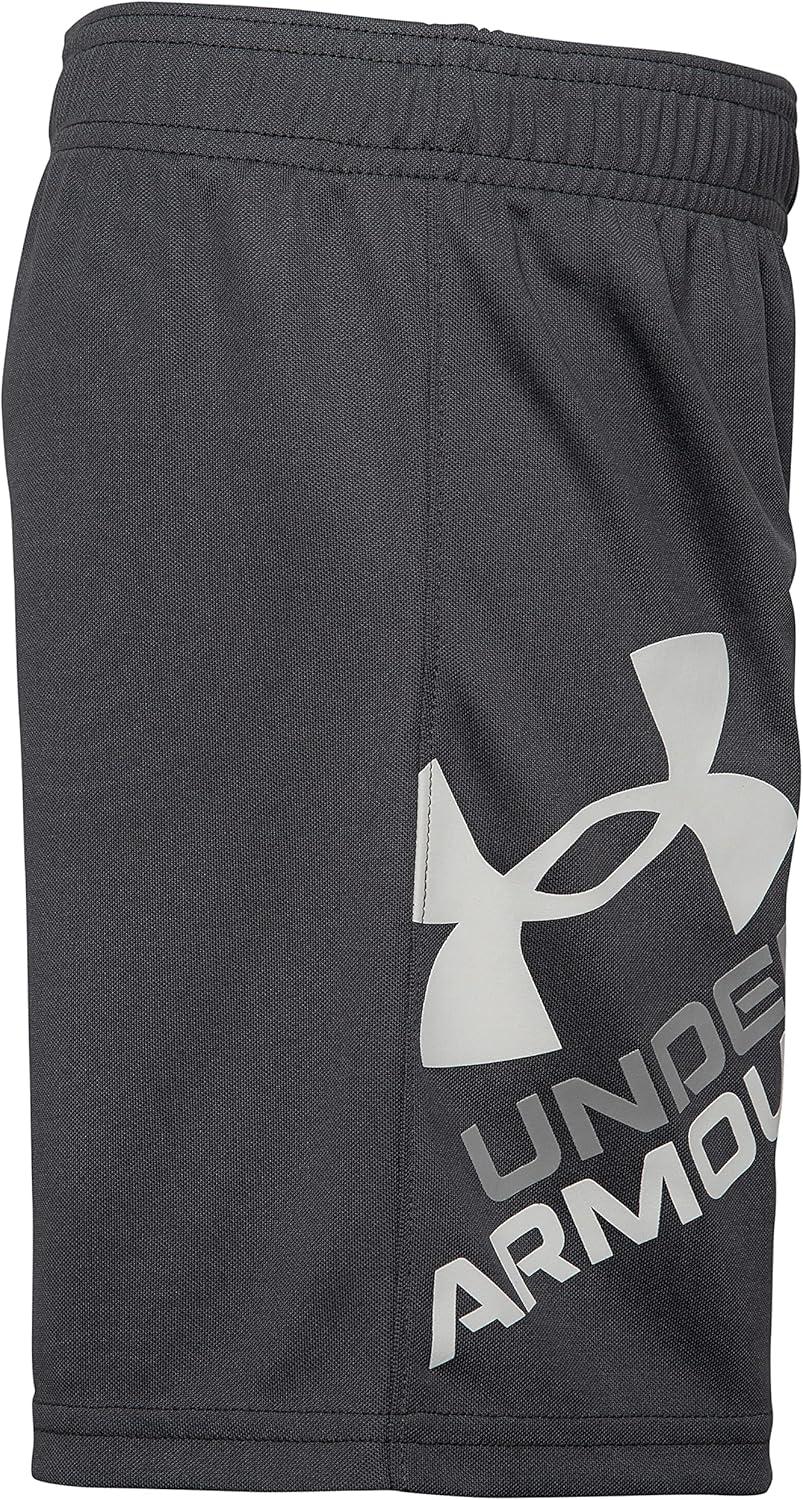 imageUnder Armour Boys Prototype Short Elastic Waistband Soft ampamp ComfortableBlackWhite S21