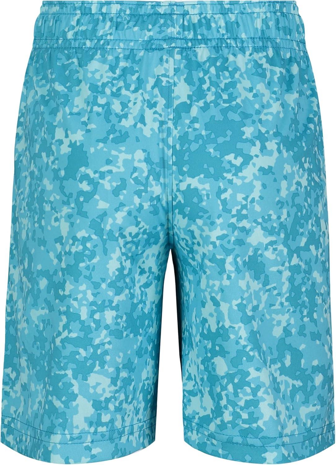 imageUnder Armour Boys Prototype Short Elastic Waistband Soft ampamp ComfortableBlue Surf Speckle