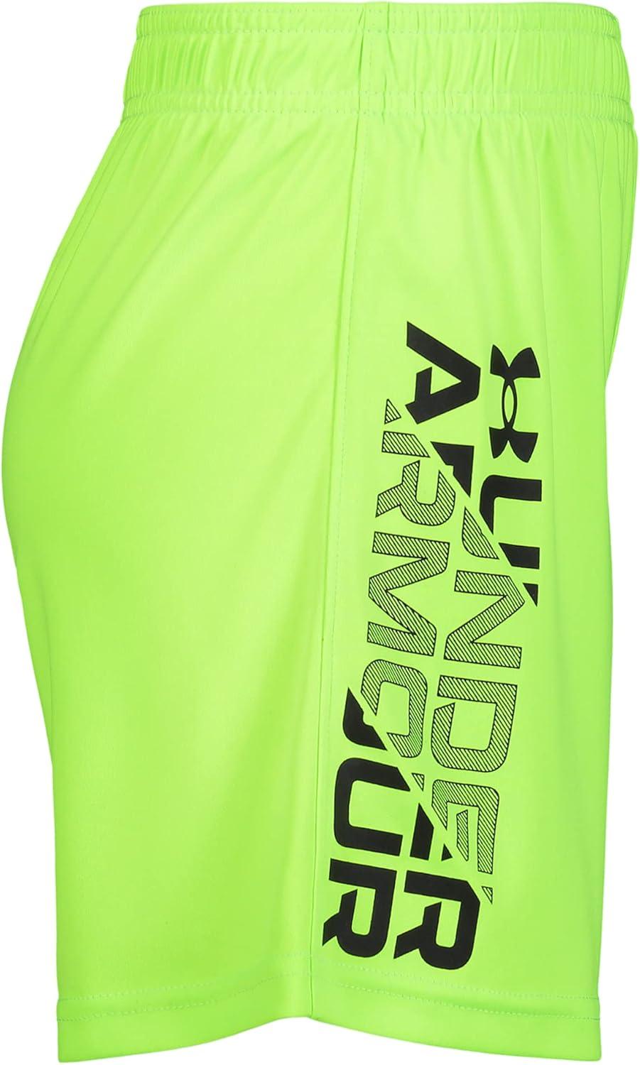 imageUnder Armour Boys Prototype Short Elastic Waistband Soft ampamp ComfortableLime Surge