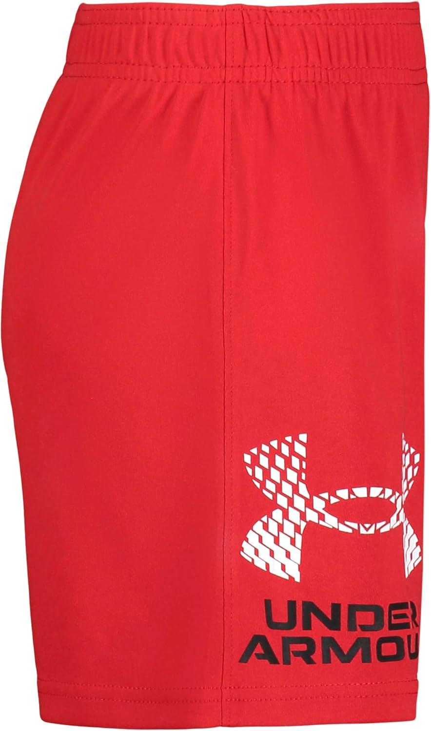 imageUnder Armour Boys Prototype Short Elastic Waistband Soft ampamp ComfortableRed Logo