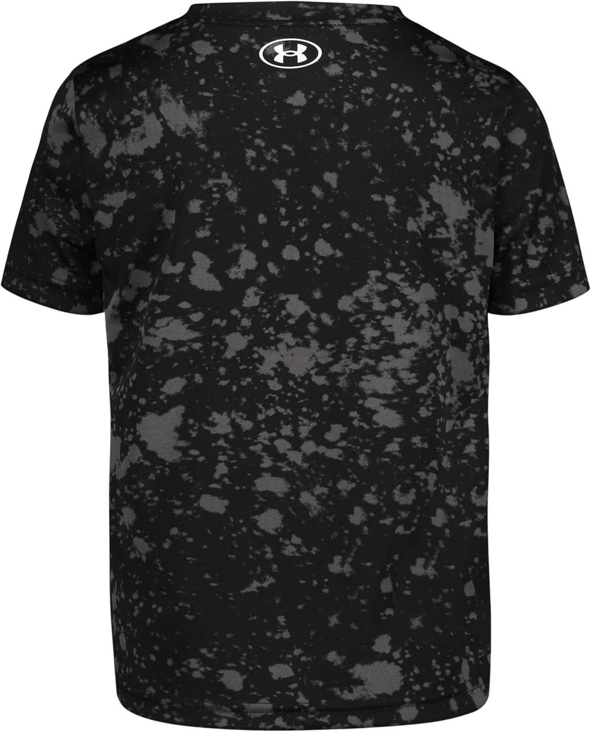 imageUnder Armour Boys Shirt Crewneck Lightweight and BreathableAnthracite Print