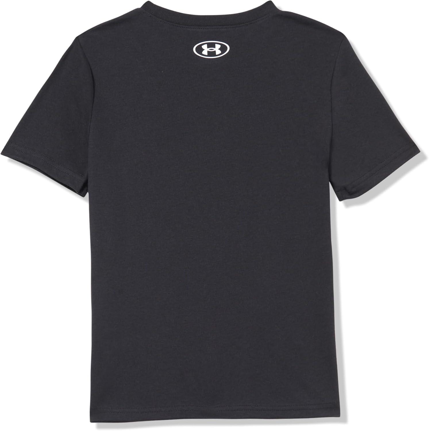 imageUnder Armour Boys Shirt Crewneck Lightweight and BreathableBlack Mountain Tag