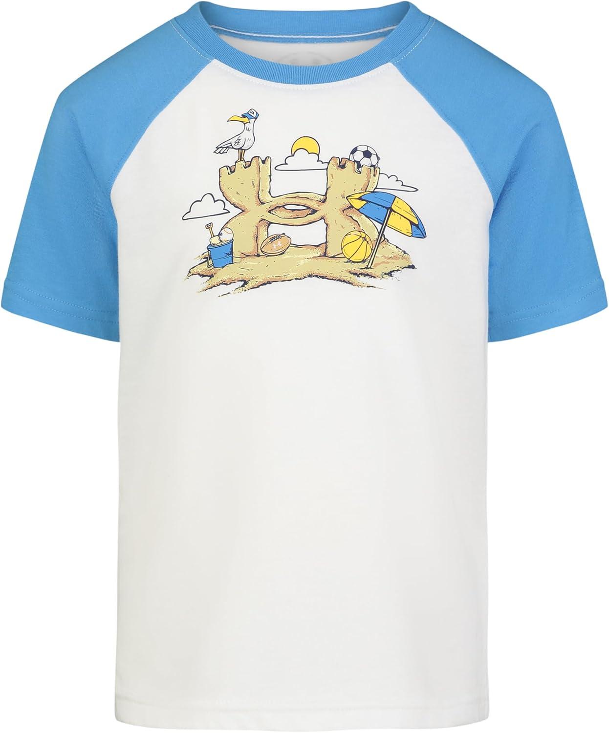imageUnder Armour Boys Shirt Crewneck Lightweight and BreathableWhite Sand Castle