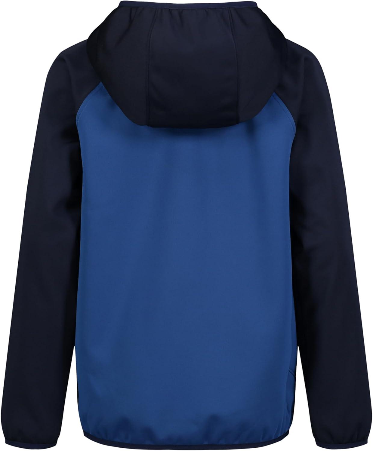 imageUnder Armour Boys Sim Softshell Jacket Hooded with Zipper Closure WaterResistant ampamp LightweightTech Blue