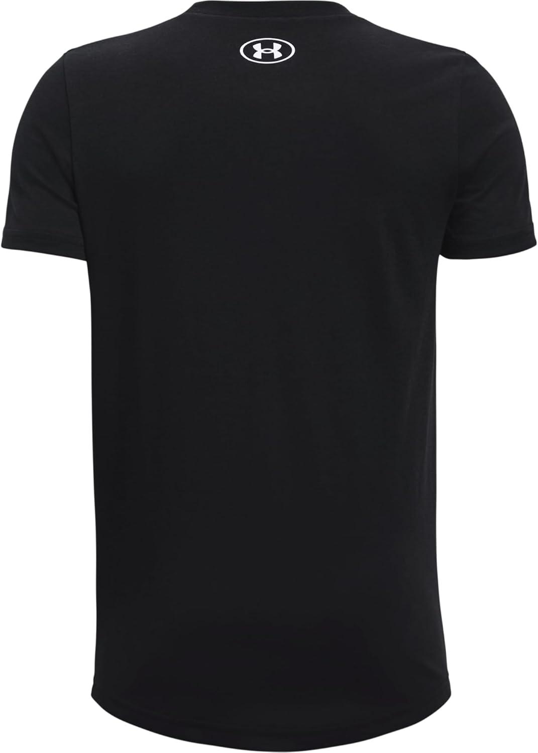 imageUnder Armour Boys Sportstyle Left Chest ShortSleeve TShirtBlack 001White