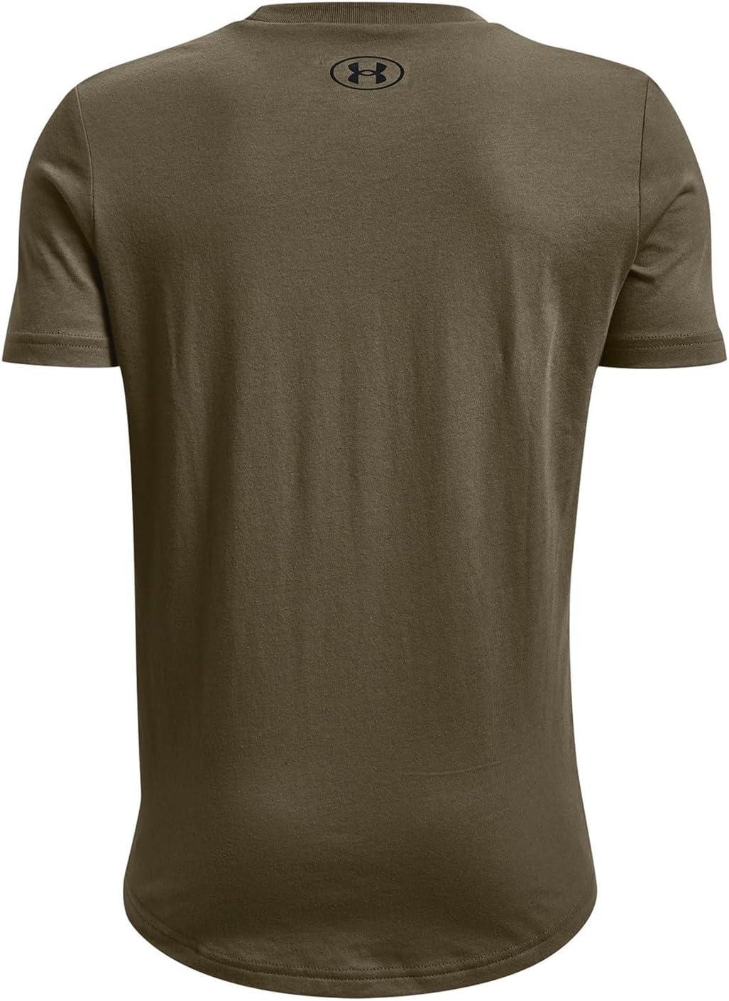 imageUnder Armour Boys Sportstyle Left Chest ShortSleeve TShirtTent 361Black