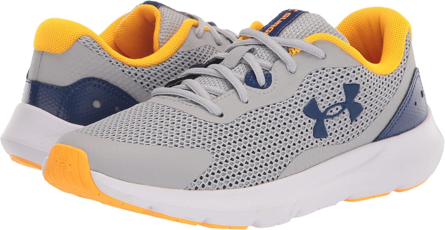 imageUnder Armour Boys Surge 3 Running Shoe102 Mod GrayBauhaus BlueBauhaus Blue