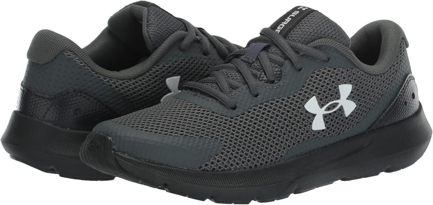 imageUnder Armour Boys Surge 3 Running Shoe103 Pitch GrayJet GrayWhite