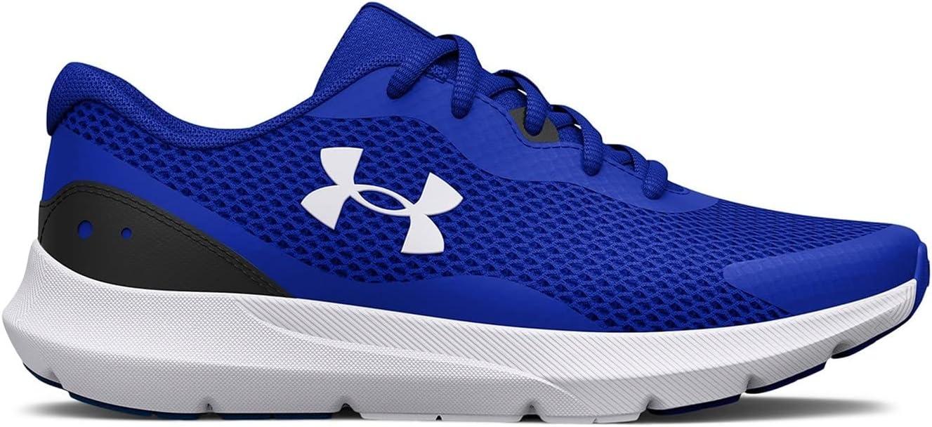 imageUnder Armour Boys Surge 3 Running Shoe400 Versa BlueBlackWhite