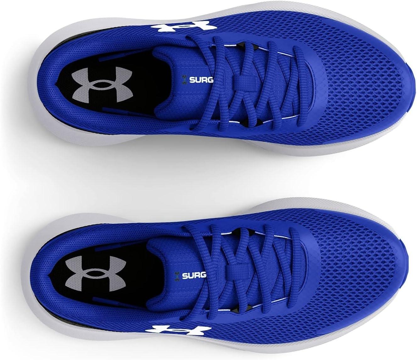 imageUnder Armour Boys Surge 3 Running Shoe400 Versa BlueBlackWhite