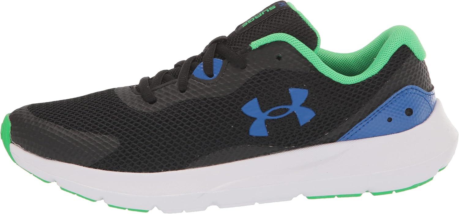 imageUnder Armour Boys Surge 3 Running ShoeBlack 004White