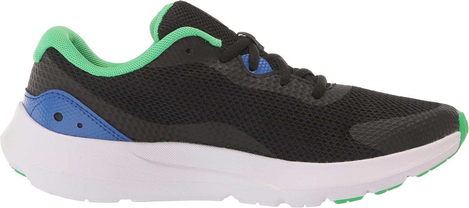 imageUnder Armour Boys Surge 3 Running ShoeBlack 004White