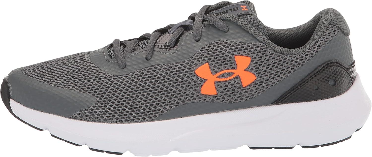 imageUnder Armour Boys Surge 3 Running ShoePitch Gray