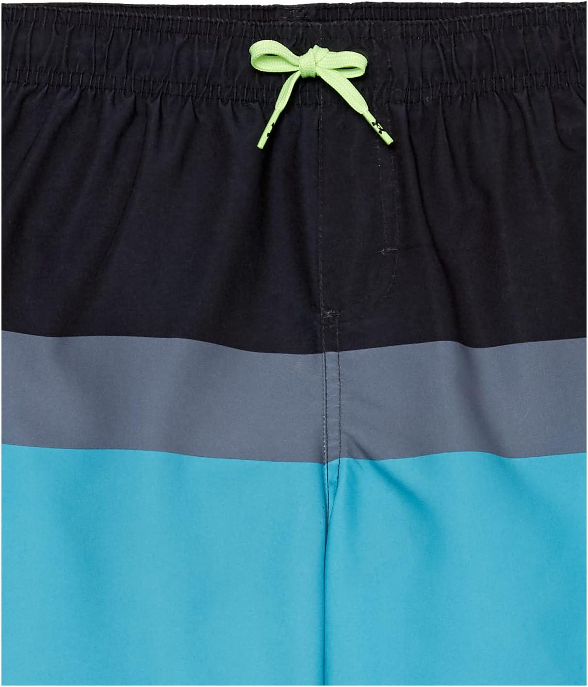 imageUnder Armour Boys Swim Trunk Shorts Lightweight ampamp Water Repelling Quick Dry MaterialBlack Triblock