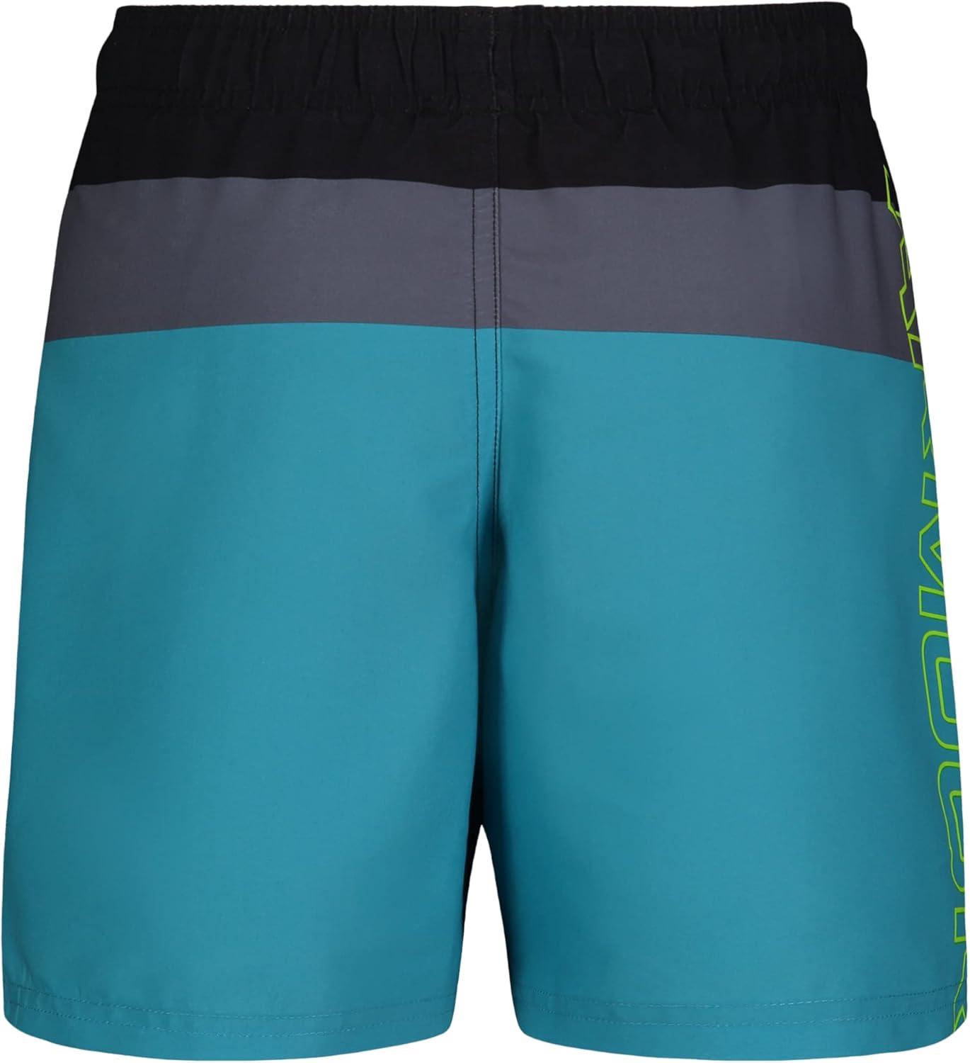imageUnder Armour Boys Swim Trunk Shorts Lightweight ampamp Water Repelling Quick Dry MaterialBlack Triblock