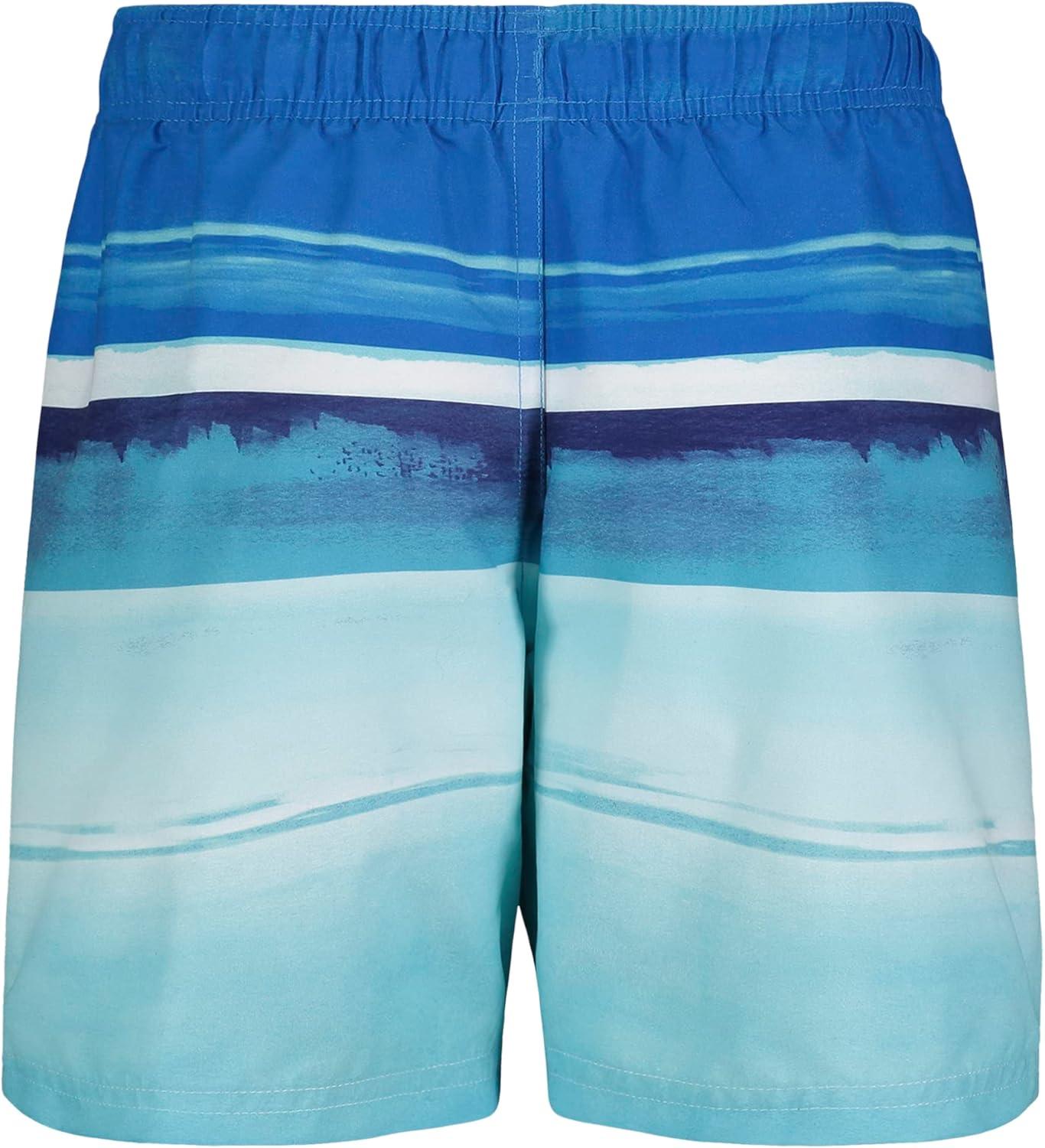 imageUnder Armour Boys Swim Trunk Shorts Lightweight ampamp Water Repelling Quick Dry MaterialBlue Circuit Horizon