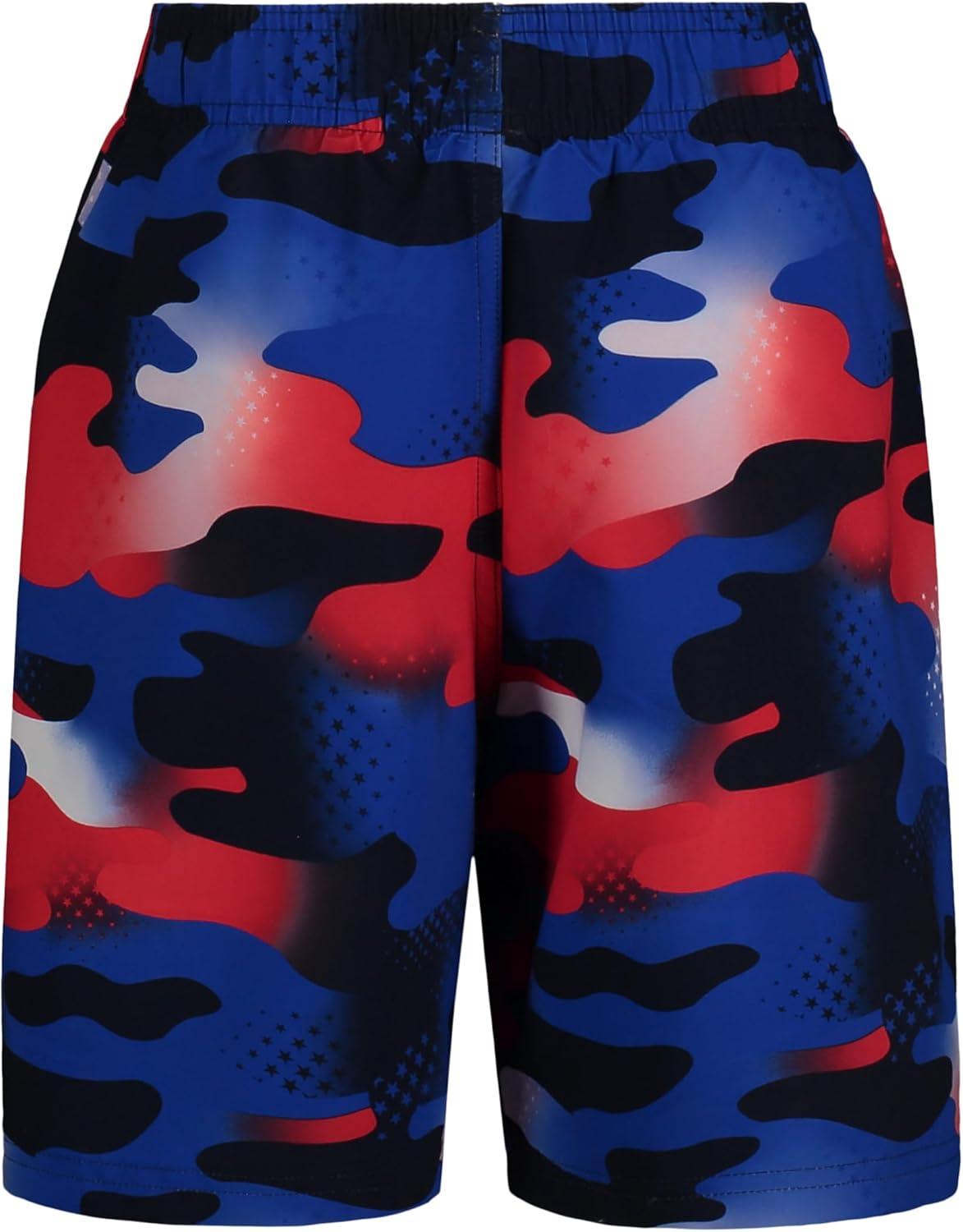 imageUnder Armour Boys Swim Trunk Shorts Lightweight ampamp Water Repelling Quick Dry MaterialNavy Usa Camo