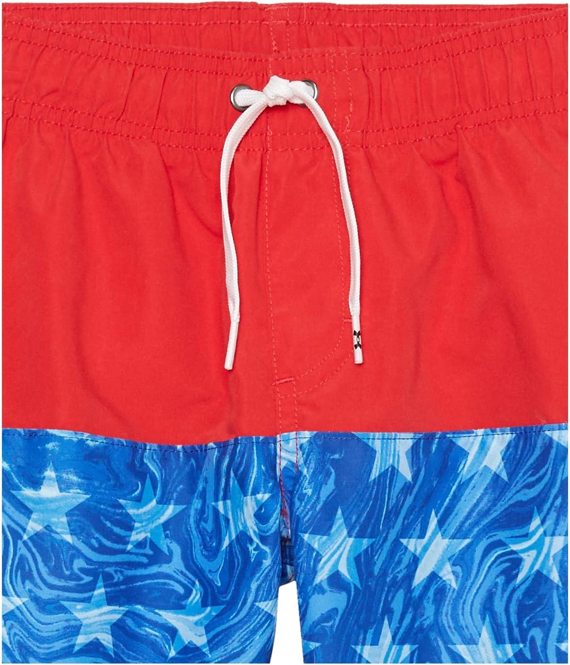 imageUnder Armour Boys Swim Trunk Shorts Lightweight ampamp Water Repelling Quick Dry MaterialRed
