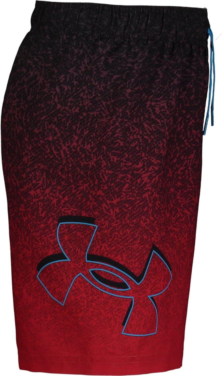 imageUnder Armour Boys Swim Trunk Shorts Lightweight ampamp Water Repelling Quick Dry MaterialTipped Red