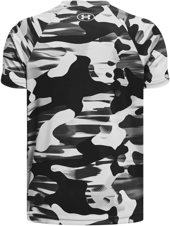 imageUnder Armour Boys Tech Big Logo Printed ShortSleeve TShirt006 Black   White
