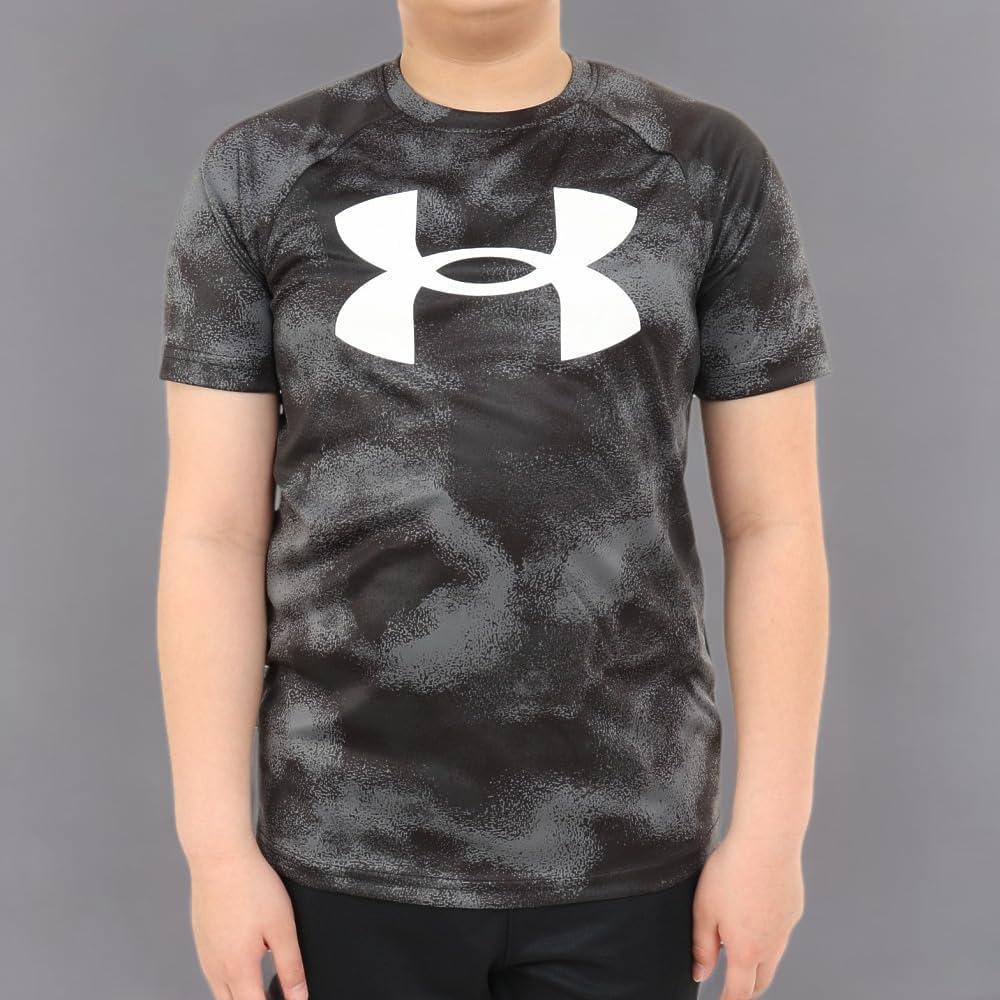 imageUnder Armour Boys Tech Big Logo Printed ShortSleeve TShirt007 Black   White