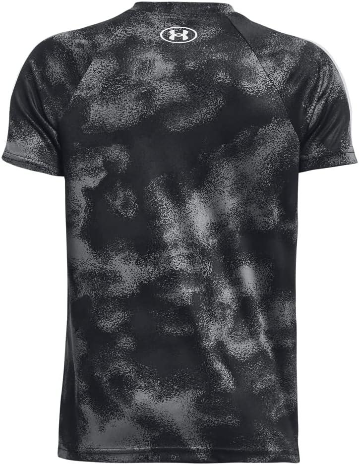 imageUnder Armour Boys Tech Big Logo Printed ShortSleeve TShirt007 Black   White