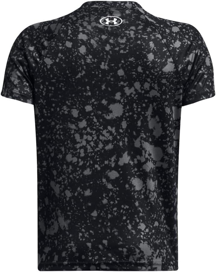 imageUnder Armour Boys Tech Big Logo Printed ShortSleeve TShirt009 Black   White