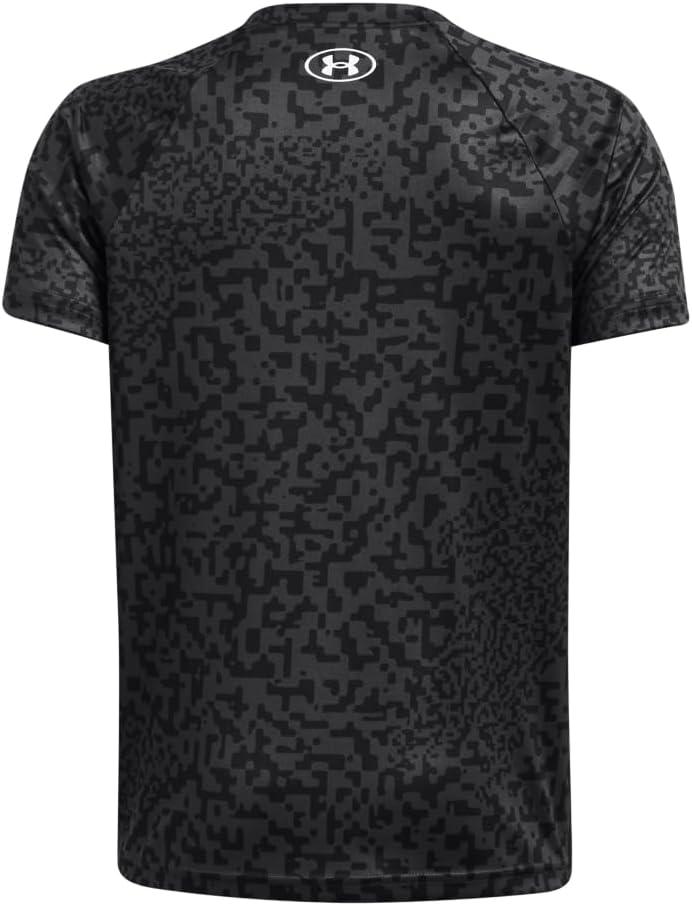 imageUnder Armour Boys Tech Big Logo Printed ShortSleeve TShirt018 Anthracite   White
