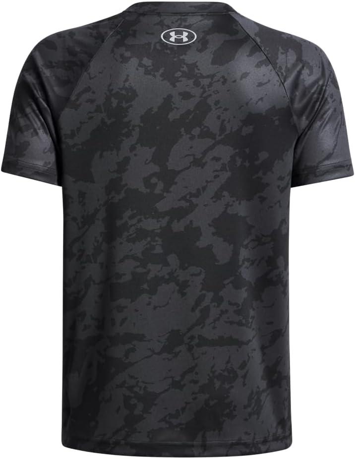 imageUnder Armour Boys Tech Big Logo Printed ShortSleeve TShirt020 Black   Mod Gray