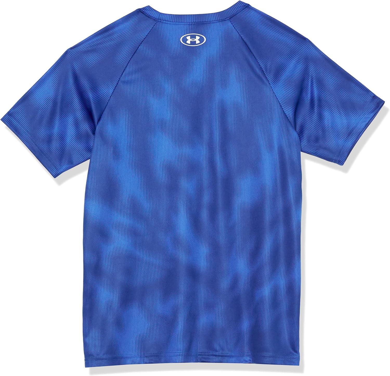 imageUnder Armour Boys Tech Big Logo Printed ShortSleeve TShirt402 Team Royal   White