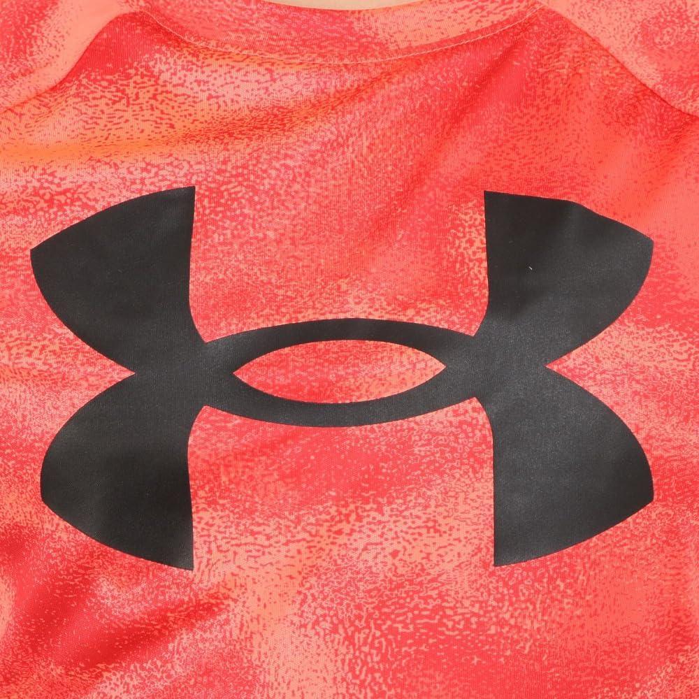 imageUnder Armour Boys Tech Big Logo Printed ShortSleeve TShirt877 After Burn   White