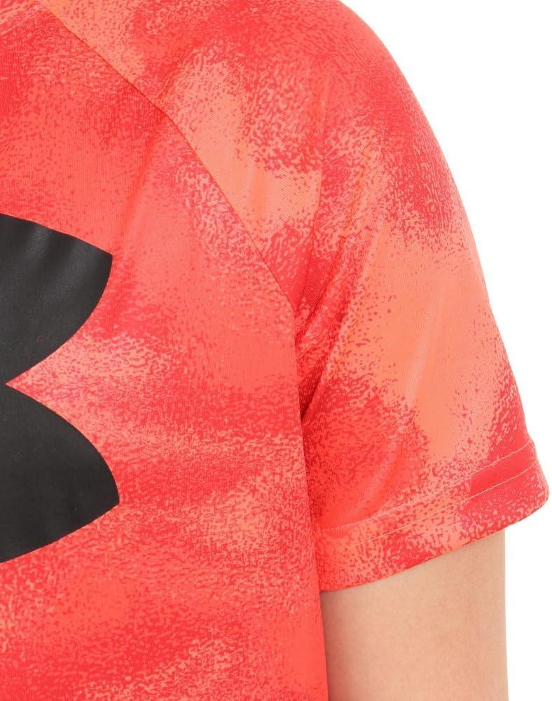 imageUnder Armour Boys Tech Big Logo Printed ShortSleeve TShirt877 After Burn   White