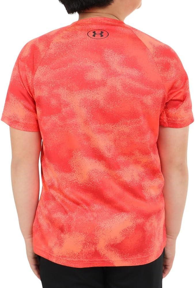 imageUnder Armour Boys Tech Big Logo Printed ShortSleeve TShirt877 After Burn   White