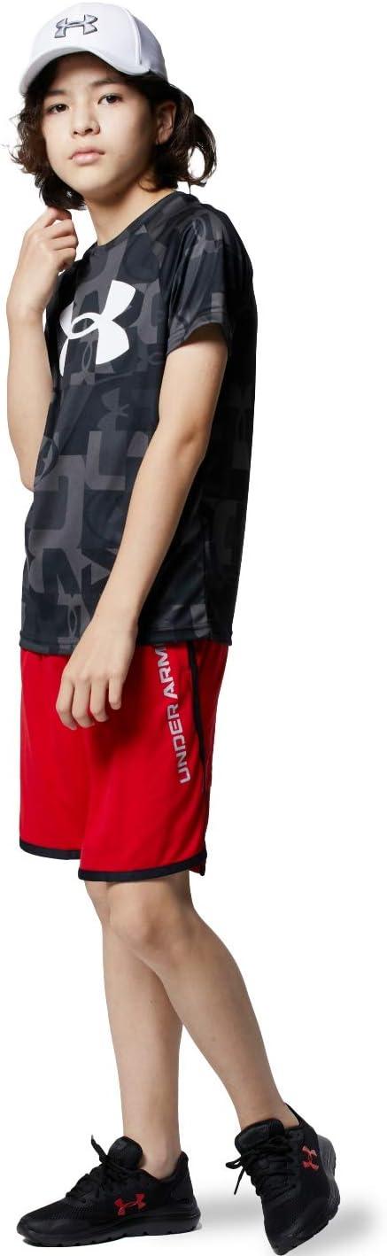 imageUnder Armour Boys Tech Big Logo Printed ShortSleeve TShirtBlack 001White