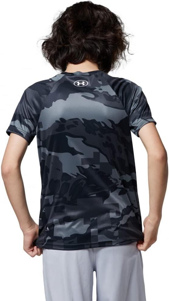 imageUnder Armour Boys Tech Big Logo Printed ShortSleeve TShirtBlack 002White