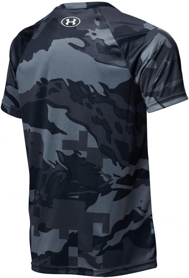 imageUnder Armour Boys Tech Big Logo Printed ShortSleeve TShirtBlack 002White