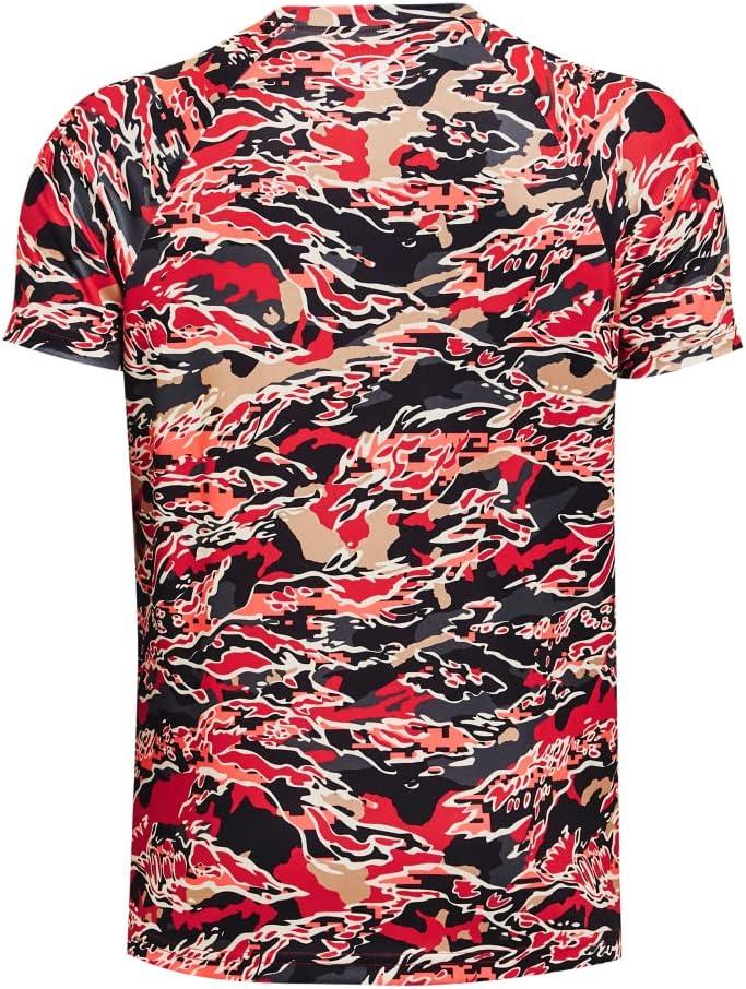 imageUnder Armour Boys Tech Big Logo Printed ShortSleeve TShirtRed 601White