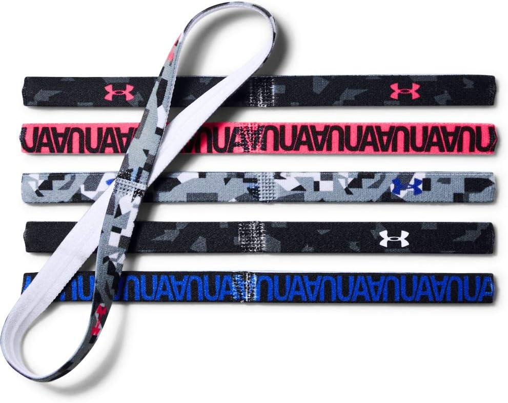 imageUnder Armour Girls Graphic Headbands 6PackBlack 011Penta Pink