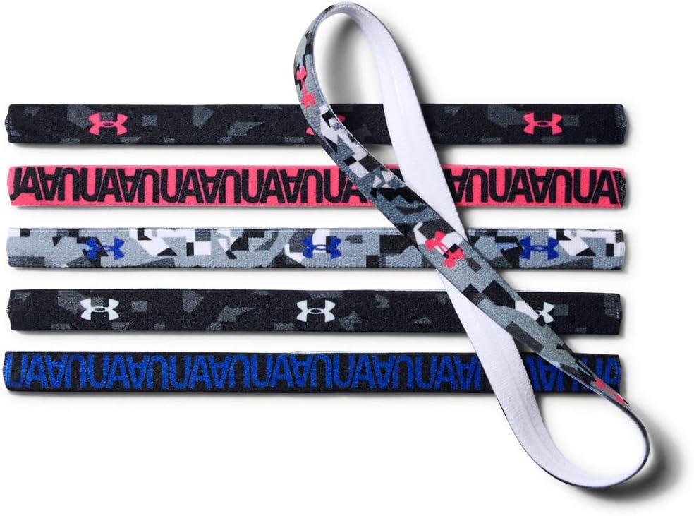 imageUnder Armour Girls Graphic Headbands 6PackBlack 011Penta Pink